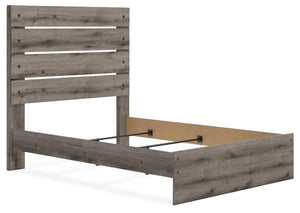 Graystorm Full Panel Bed Brown Gray