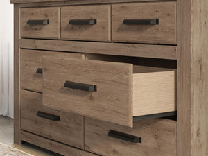 Oliandon 7-Drawer Dresser Light Brown