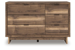 Chirason 6-Drawer Dresser Brown