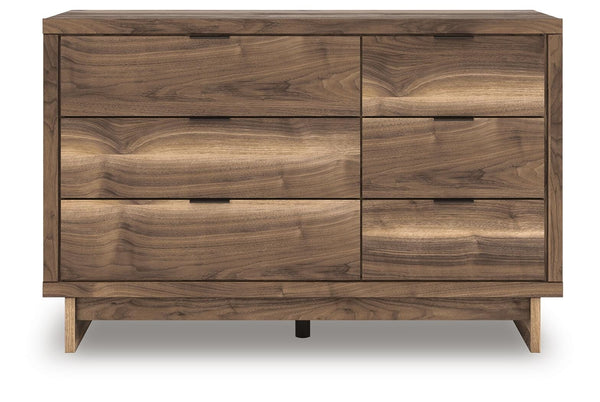 Chirason 6-Drawer Dresser Brown