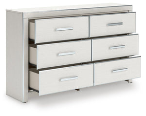 Zuraleus 6-Drawer Dresser White