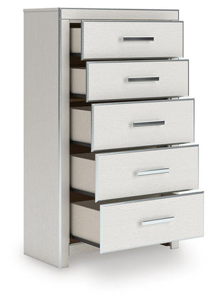 Zuraleus 5-Drawer Chest White