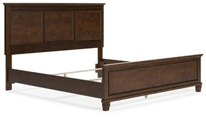 Danabrin King Panel Bed Brown