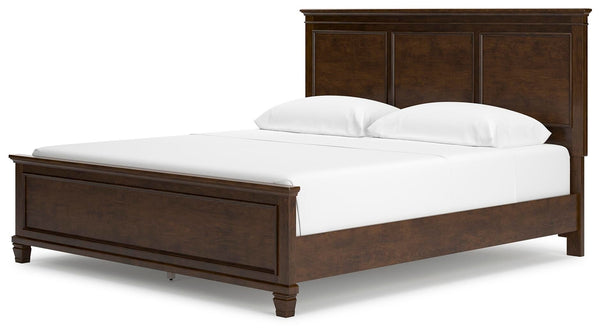 Danabrin California King Panel Bed Brown