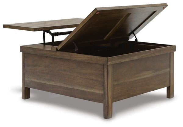 Moriville Lift-Top Coffee Table Grayish Brown