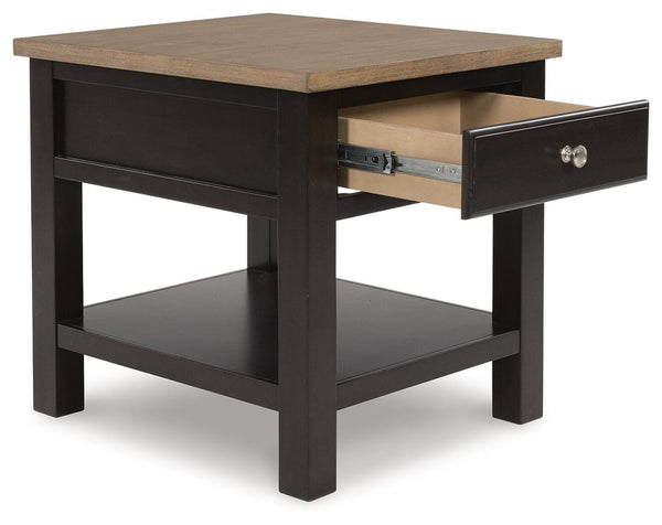 Drazmine 1-Drawer End Table Brown