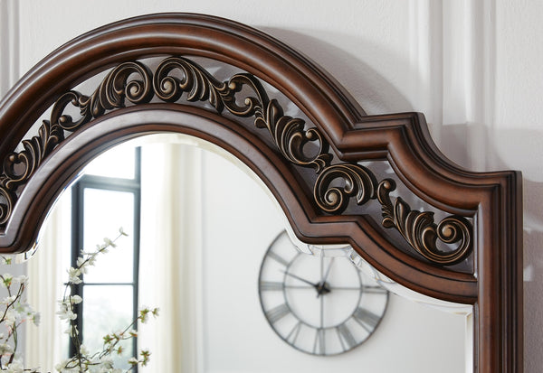 Lavinton 7-Drawer Dresser & Mirror Brown
