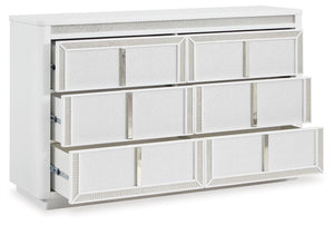 Chalanna 6-Drawer Dresser White