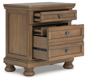 Feddinger 2-Drawer Nightstand Medium Brown