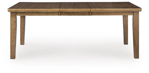 Urbinforte Dining Butterfly Extension Table Light Brown