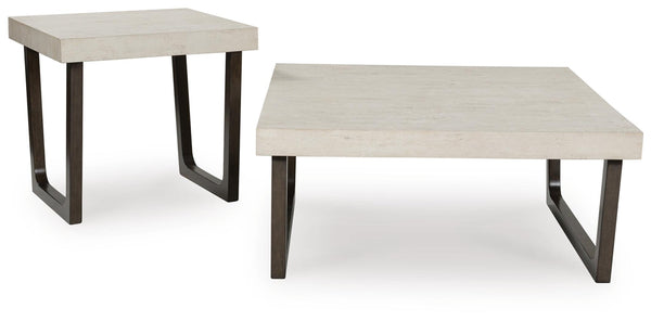 Westenfort 2-Piece Occasional Table Set Espresso/Gray
