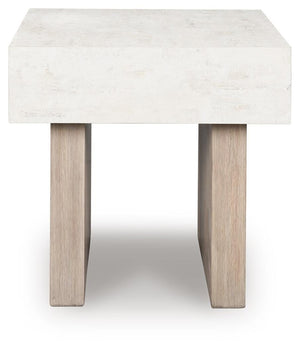 Jorlaina End Table Light Grayish Brown