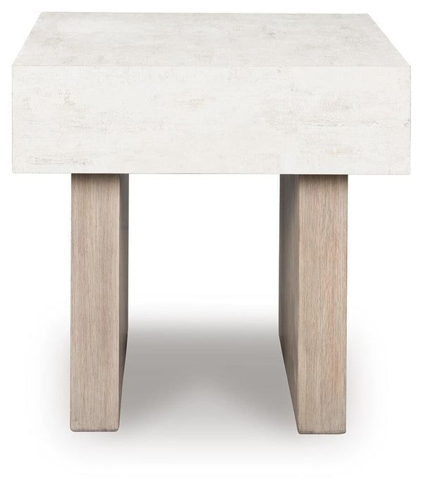 Jorlaina End Table Light Grayish Brown