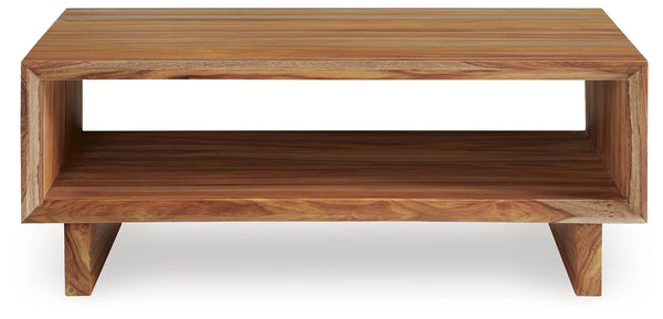 Dressonni Rectangle Coffee Table Brown