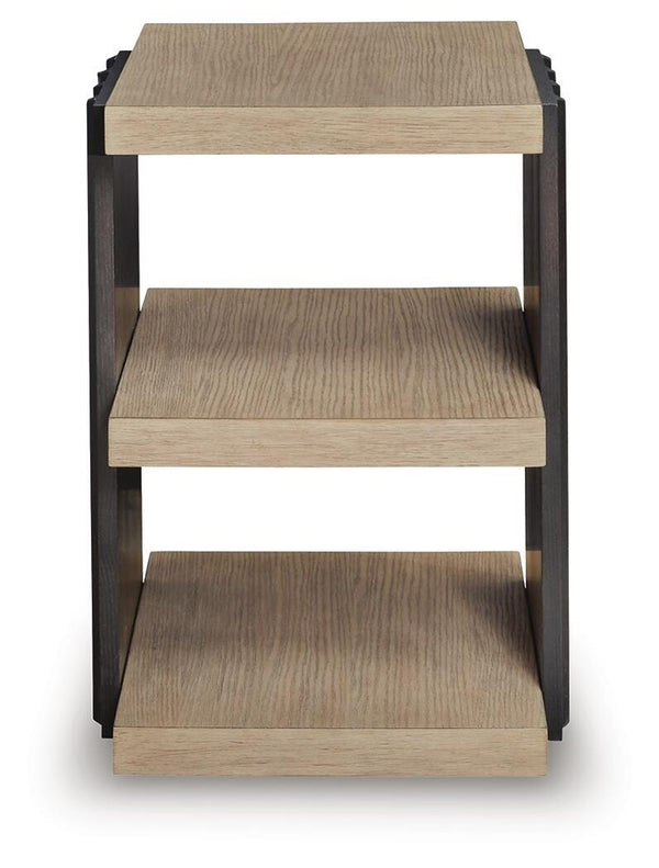 Rylandyn End Table Black/Light Brown