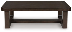Breckington Rectangle Coffee Table Dark Brown