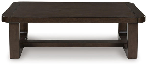 Breckington Rectangle Coffee Table Dark Brown