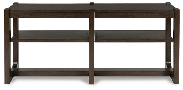 Breckington Sofa Table Dark Brown