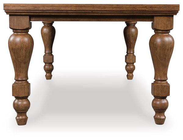 Greddinton Rectangle Dining Table Brown
