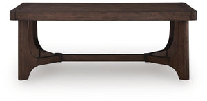 Korestone Rectangle Coffee Table Dark Brown