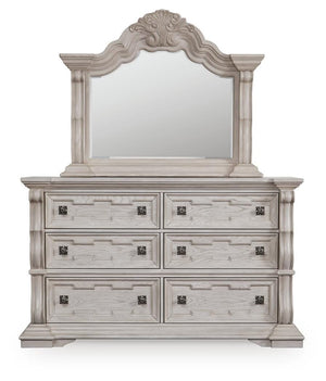 Bruchandi Dresser & Mirror Antique White