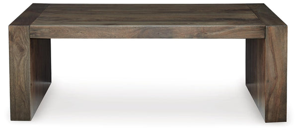 Dreggan Rectangle Coffee Table Brown