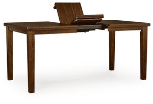 Ralene Counter-Height Butterfly Dining Extension Table Medium Brown