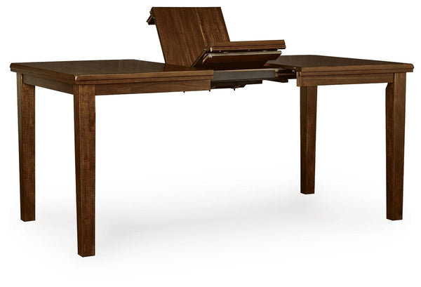Ralene Counter-Height Butterfly Dining Extension Table Medium Brown