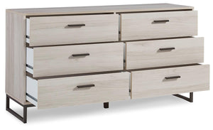 Socalle 6-Drawer Dresser Light Natural