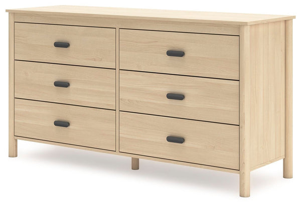 Cabinella 6-Drawer Dresser Tan