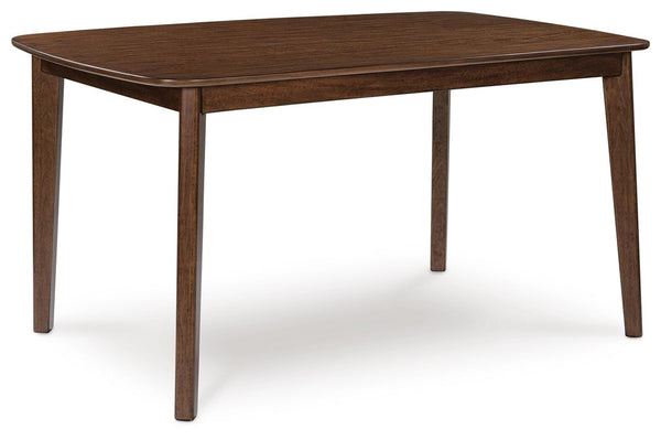 Tameride Dining Table & 4 Chairs Brown