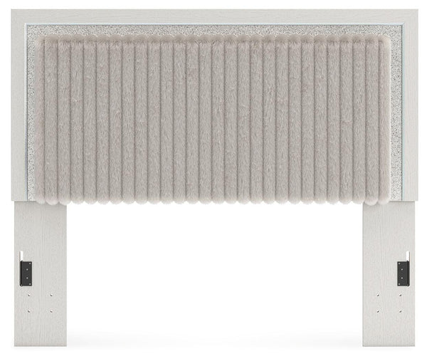 Zuraleus Queen Upholstered Panel Headboard White