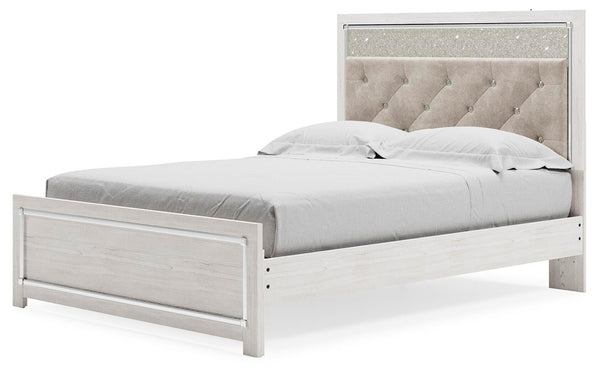 Altyra Queen Panel Bed White