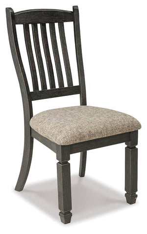 Tyler Creek Pastoral Charm Upholstered Dining Side Chair Black/Grayish Brown