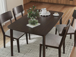 Mallenette Dining Table & 4 Chairs Merlot