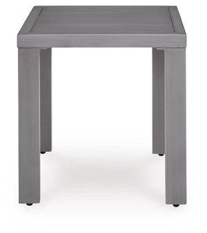 Half Moon Beach Outdoor End Table Gray