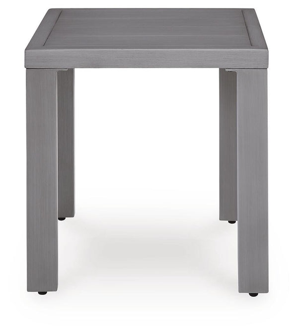Half Moon Beach Outdoor End Table Gray