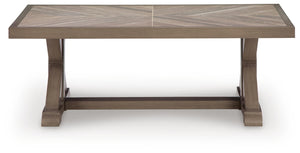 Laguna Heights Outdoor Rectangle Coffee Table Beige