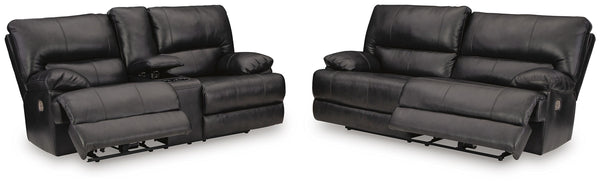 Mountainous Power Reclining Sofa & Loveseat Eclipse