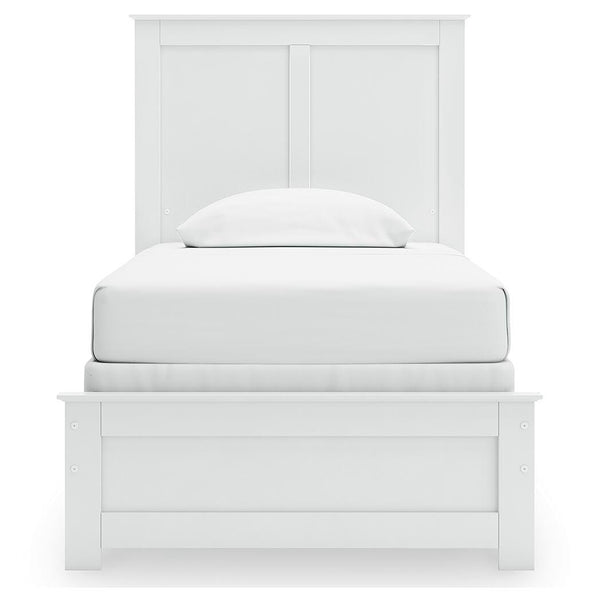 Bostwick Shoals Twin Panel Bed, Chest & Nightstand White