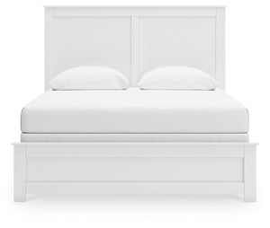 Bostwick Shoals Queen Panel Bed, Cheat & Nightstand White