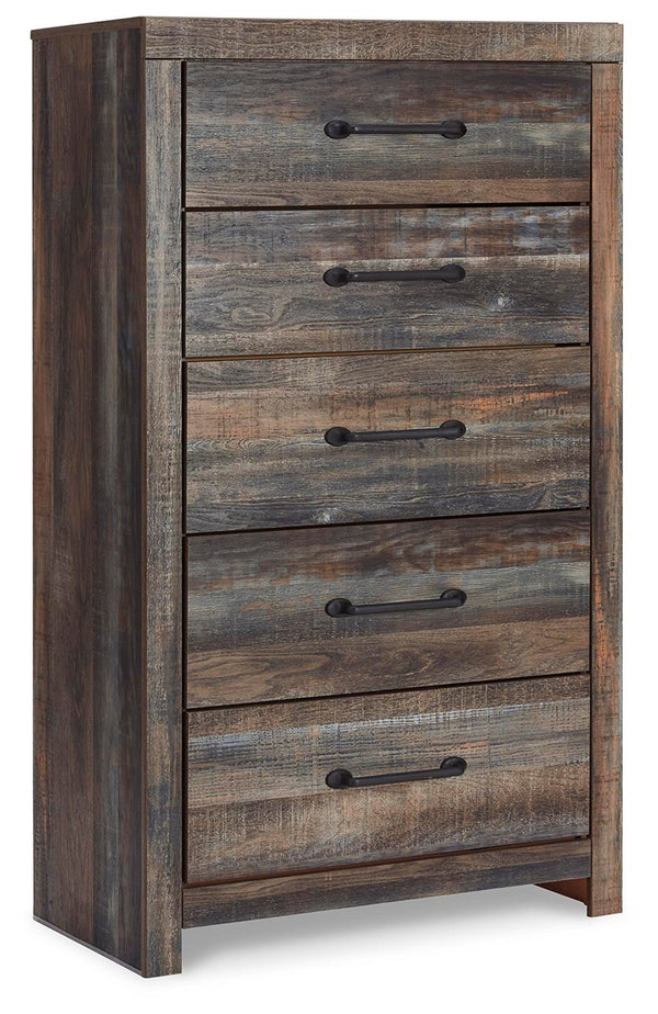 Drystan King Bookcase Storage Bed & Chest Multi