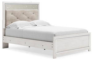 Altyra Full Panel Bed, Dresser & Mirror White