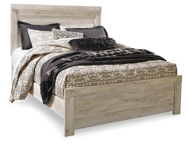 Bellaby Queen Panel Bed, Dresser, Mirror, & Nightstand Whitewash