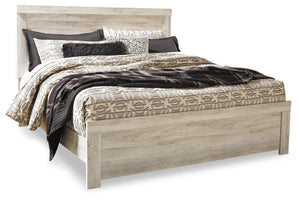 Bellaby King Panel Bed, Dresser, Mirror & 2 Nightstands Whitewash