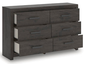 Prendonea King Panel Bed, Dresser & 2 Nightstands