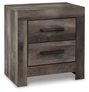 Wynnlow Queen Panel Bed & Nightstand Gray