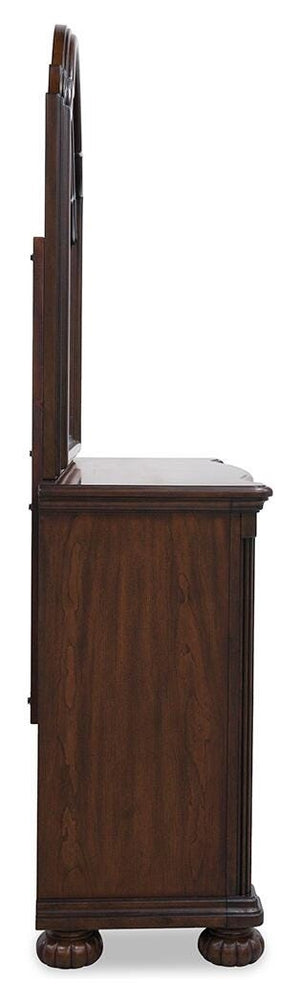 Lavinton King Poster Bed, Dresser, Mirror, Chest & Nightstand