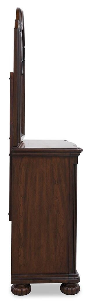 Lavinton King Poster Bed, Dresser, Mirror, Chest & Nightstand