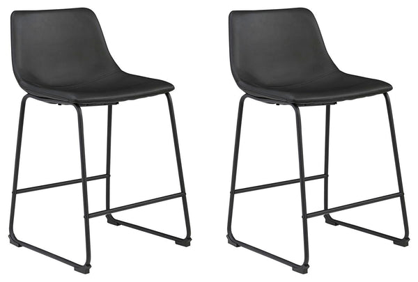Centiar Counter-Height Barstool Black